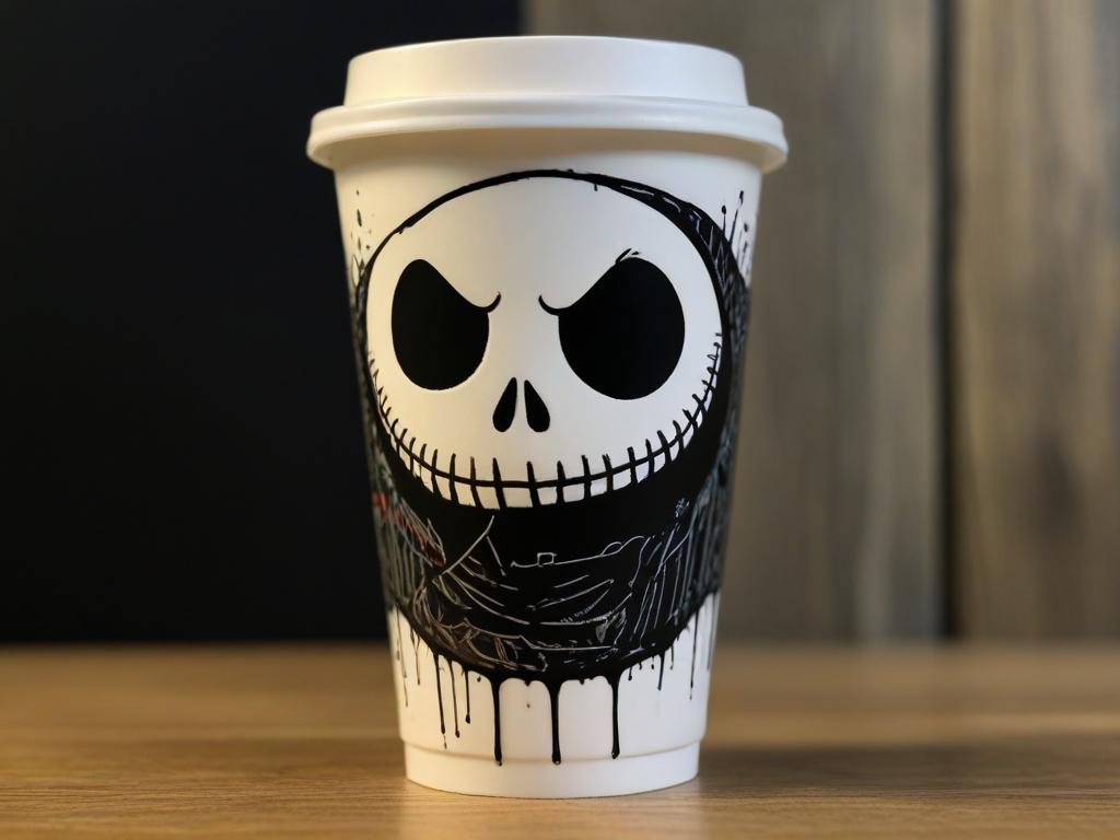 Nightmare before christmas starbucks cup photo